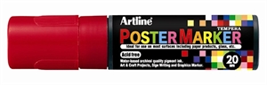 Artline Poster Marker 20 röd